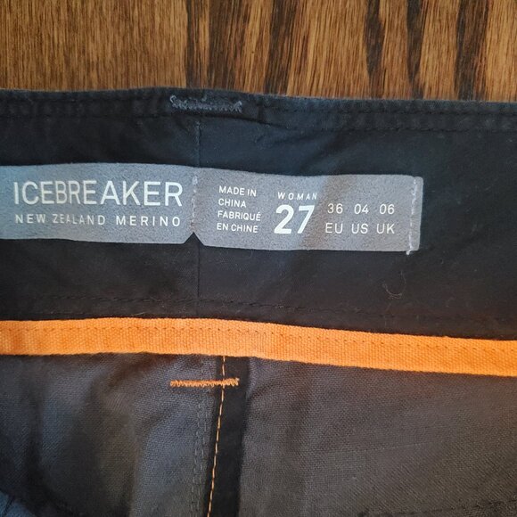 Icebreaker Shasta Shorts Merino Cotton Blend (Women's Sz 27) - Picture 2 of 8